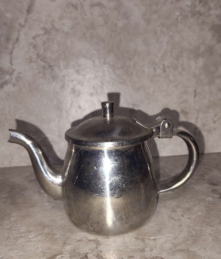 Stainless steel teapot by Vollrath