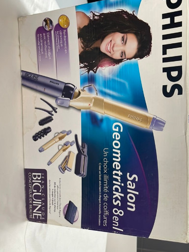 Coffret de coiffure Philips « Salon Geometricks 8 en 1 » avec accessoires multiples