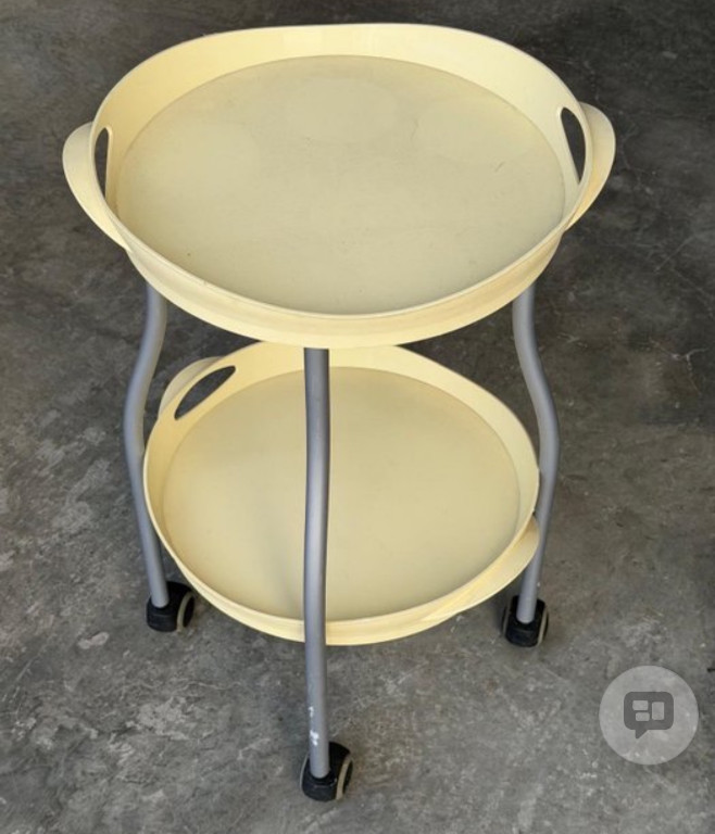 Carrello portavivande 'Osvaldo' in plastica e acciaio di Guzzini