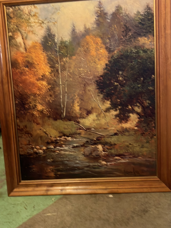 Oil painting titled 'Ripples of Time' by Vernon Kerr