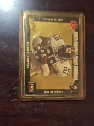 1993 Action Packed Monday Night Football MM5 Special Insert card featuring player #28