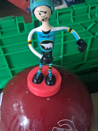 Kid Galaxy Bendos Slapshot Hockey Player #4 action figure
