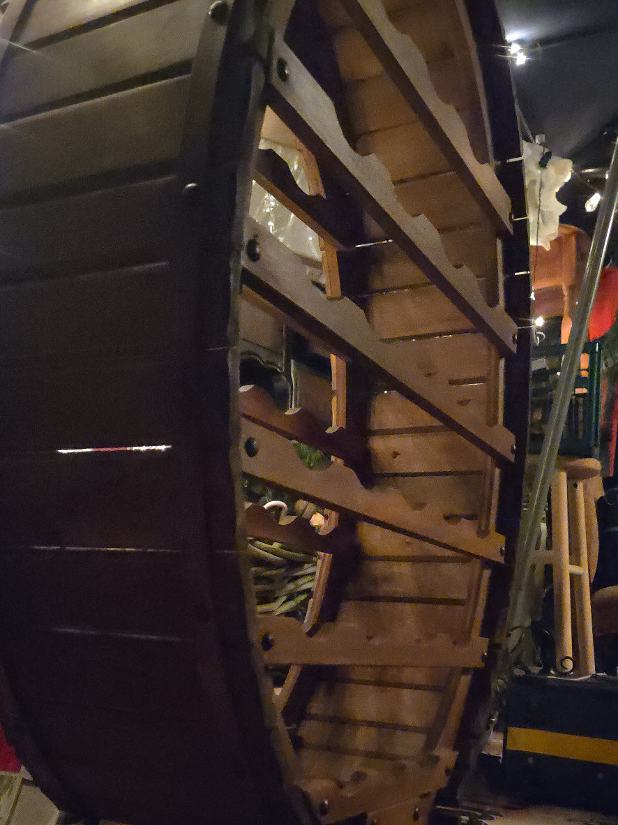 Wooden traditional snowshoe