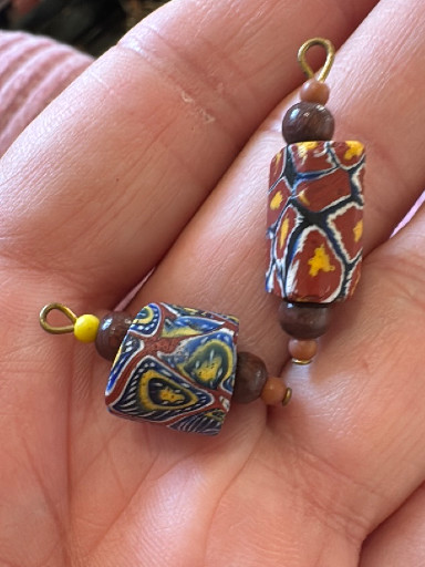Venetian millefiori glass trade beads