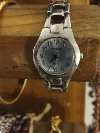 Stainless steel quartz watch from Fossil F2 collection