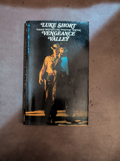 Paperback book titled 'Vengeance Valley' by Luke Short