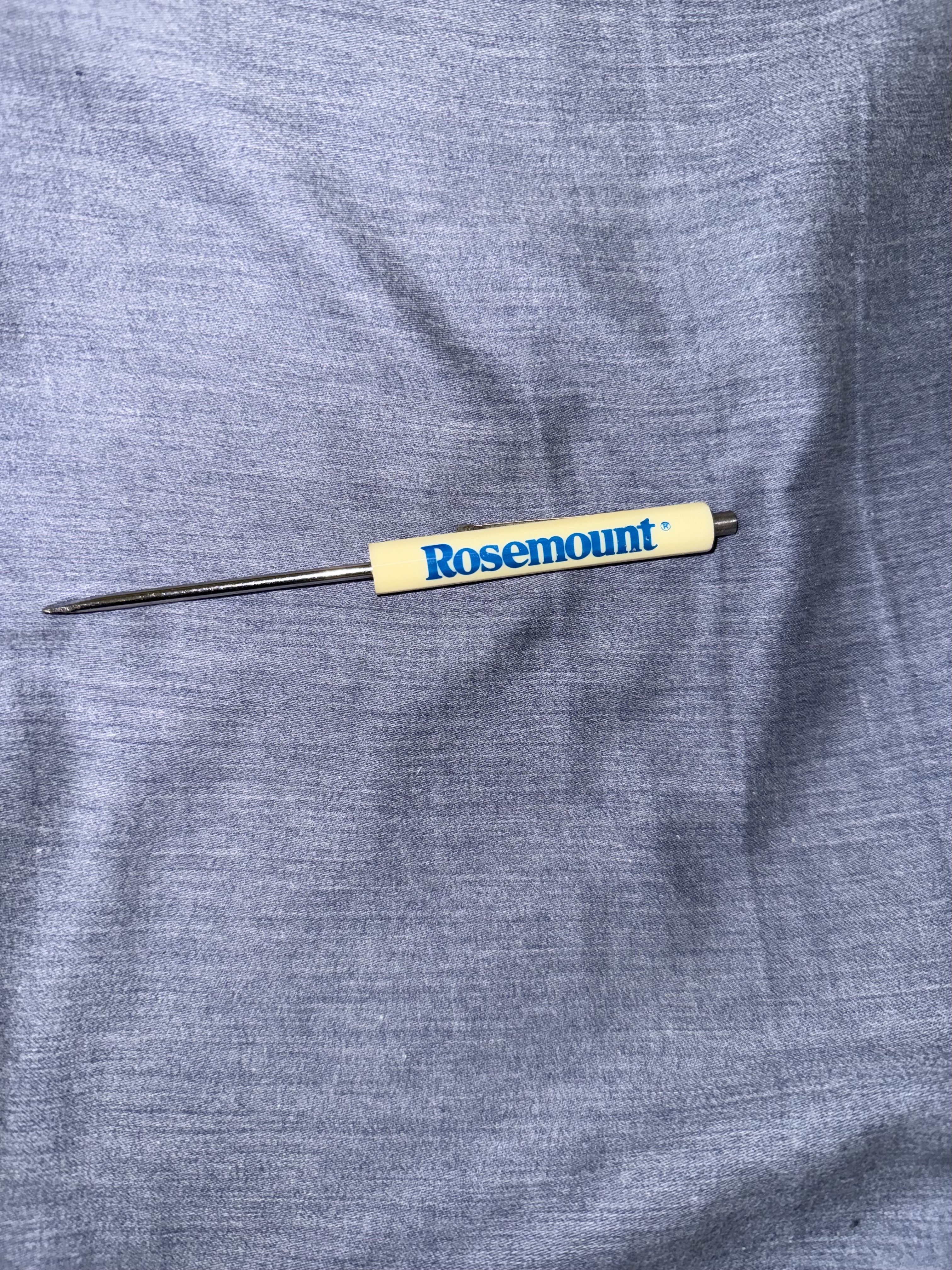 Vintage Rosemount promotional pocket screwdriver