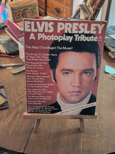 Magazine titled 'Elvis Presley: A Photoplay Tribute' Special Collector's Edition published by Photoplay