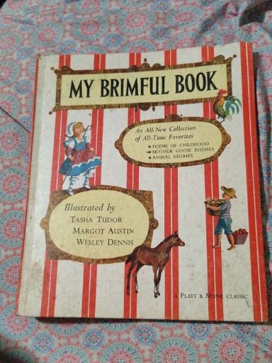 Hardcover children's book titled 'My Brimful Book' published by Platt & Munk