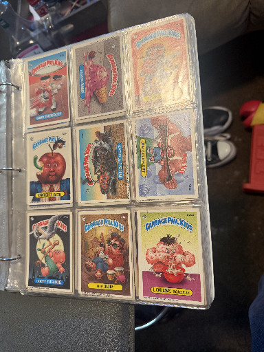 Vintage Garbage Pail Kids trading cards from Topps, 1980s series