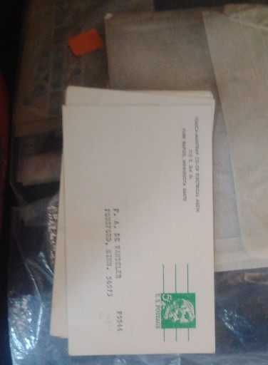 1968 5-cent Abraham Lincoln postal card (unused)