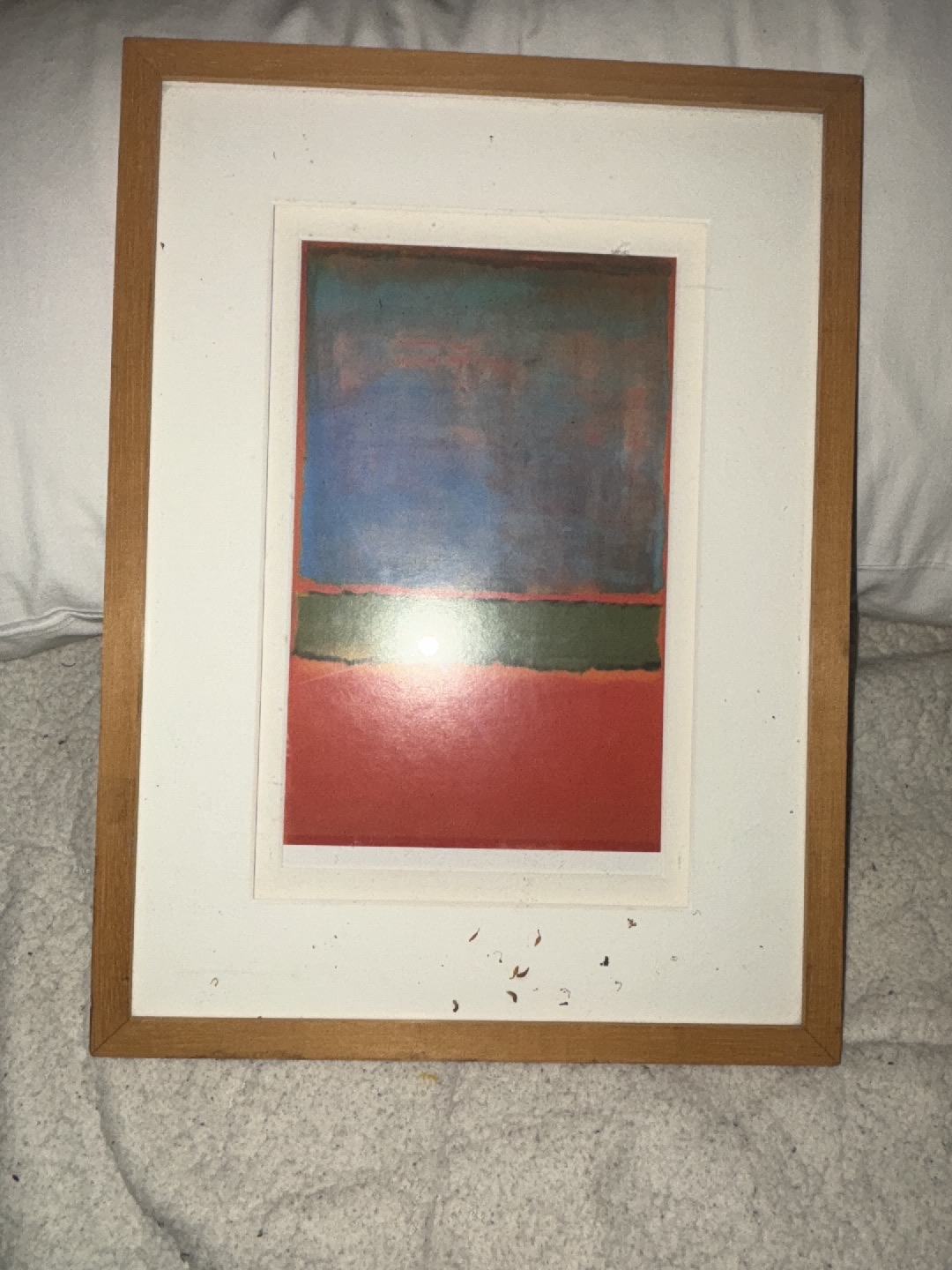 Print reproduction of 'No. 6 (Violet, Green and Red)' by Mark Rothko