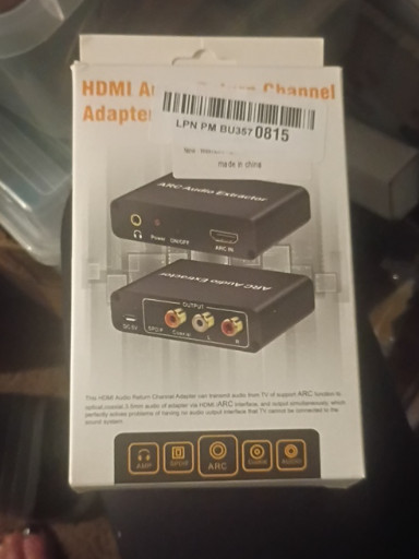 HDMI ARC Audio Extractor adapter, modern consumer electronics accessory
