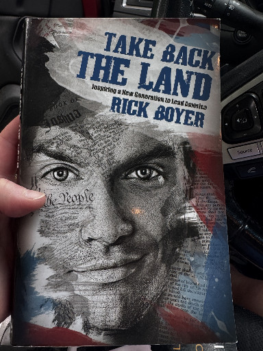 Book titled 'Take Back the Land' by Rick Boyer