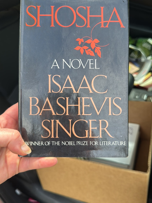 Novel titled 'Shosha' by Isaac Bashevis Singer