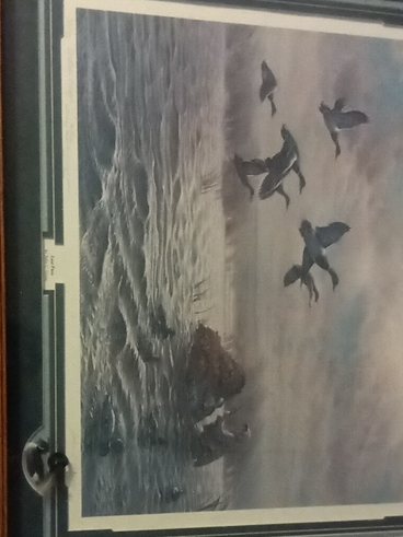 Limited edition artist proof print titled 'Last Pass' by John C. Green