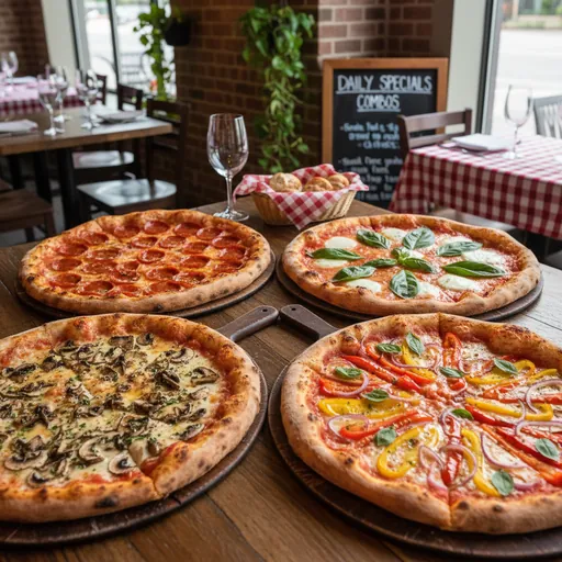 Four 16 inch Pizzas One Topping Each