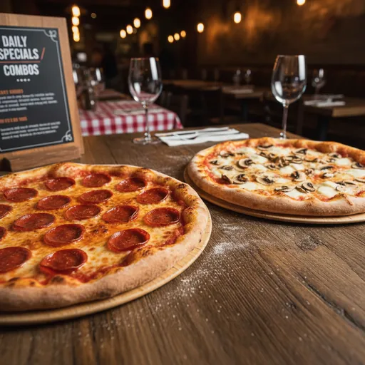 Two 12 inch Pizzas One Topping Each