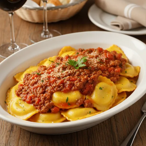Ravioli Meat Sauce