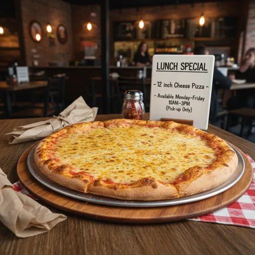 12 inch Cheese Pizza (Pickup Special)