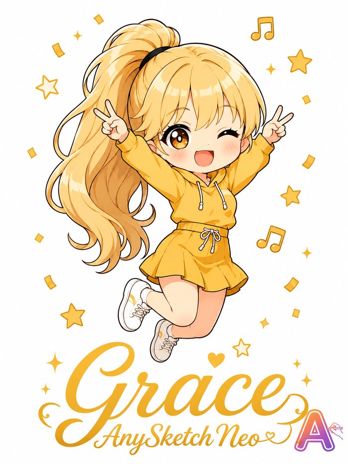 Grace — official character of AnySketch Neo, artwork 1 of 30
