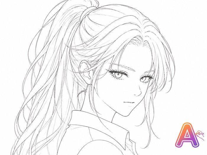 Irene — official character of AnySketch Neo, artwork 37 of 40