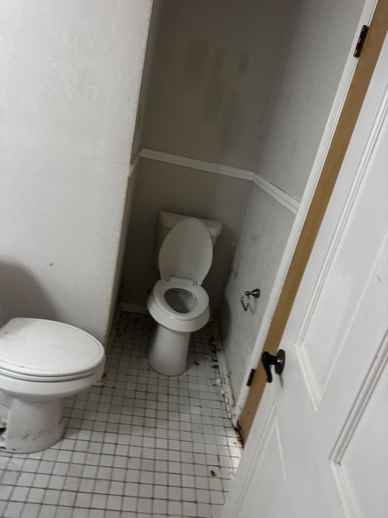 Three customer-supplied toilets were installed during this service visit. The scope of work includes removing the existing fixtures and completing the new installations, the company will not dispose of the old toilets, as the customer has requested to keep them.