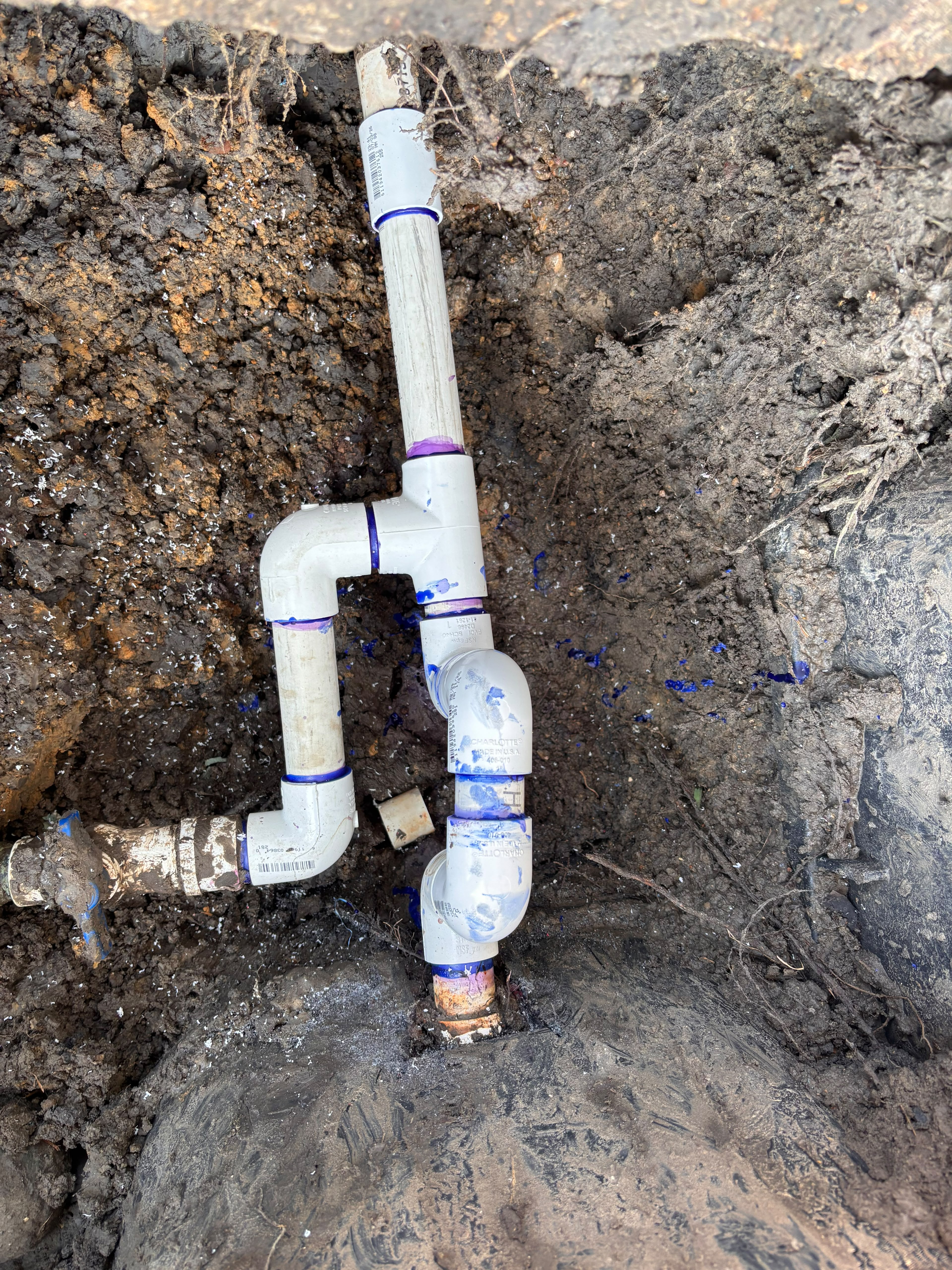 The City of Arlington shut off the water due to a continuously running leak near the meter that the customer believes is tied to the sprinkler system. The service includes diagnosing whether the leak stems from the domestic line or irrigation system, repairing the damaged piping, and conducting a final meter test to confirm resolution.