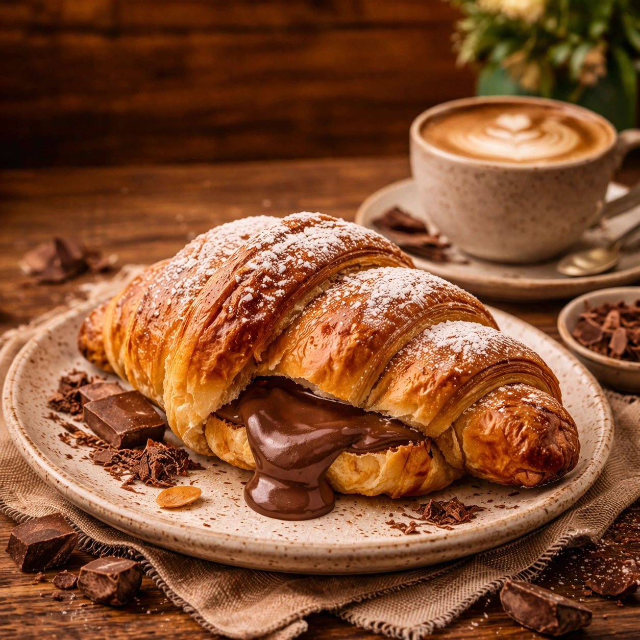 Croissant de Chocolate Belga