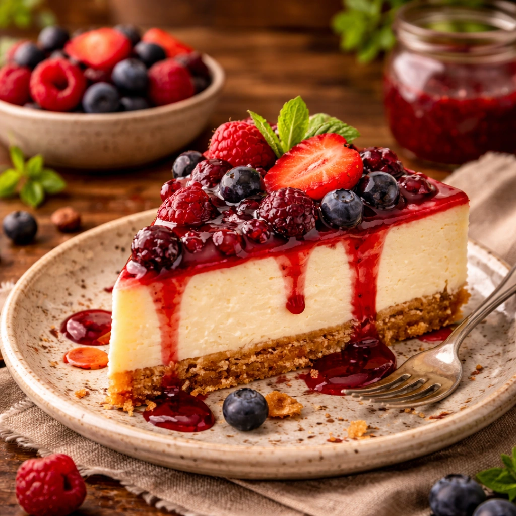 Cheesecake de Frutas Vermelhas