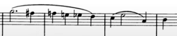 Excerpt from the violin part (treble clef) in measure 48.