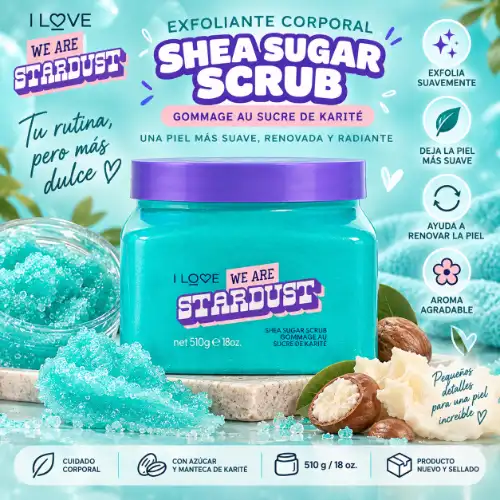 I LOVE… WE ARE STARBURST – SHEA SUGAR SCRUB 510 g