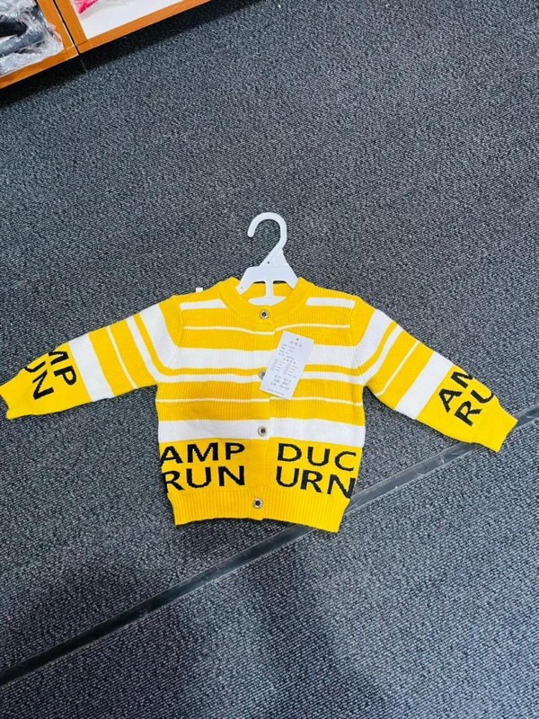 Cardigan Bébé Jaune Rayé - Camp Style (0-2 ans)