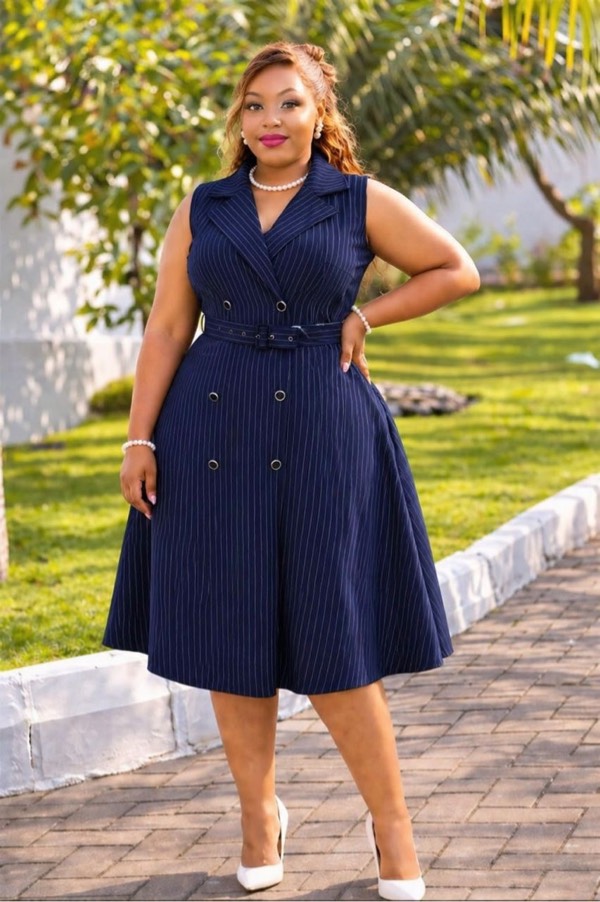 Robe blazer rayée femme
— 4 couleurs disponibles