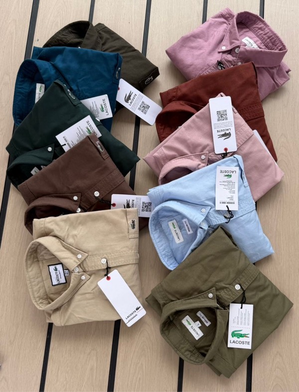 Chemises  Lacoste Manches longues