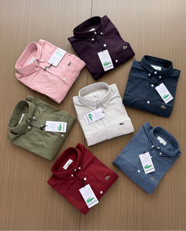 Lacoste Chemises homme manches longues