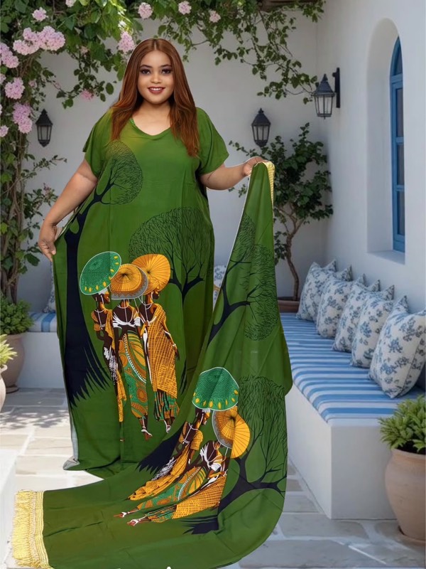 Robe boubou femme