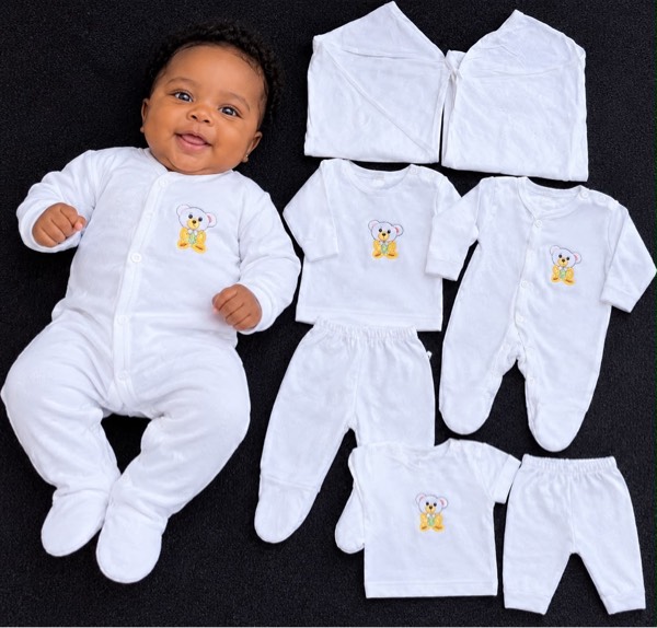 Kit Naissance Ourson – Blanc