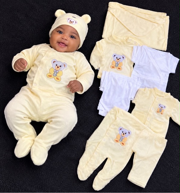 Kit Naissance Ourson – Jaune