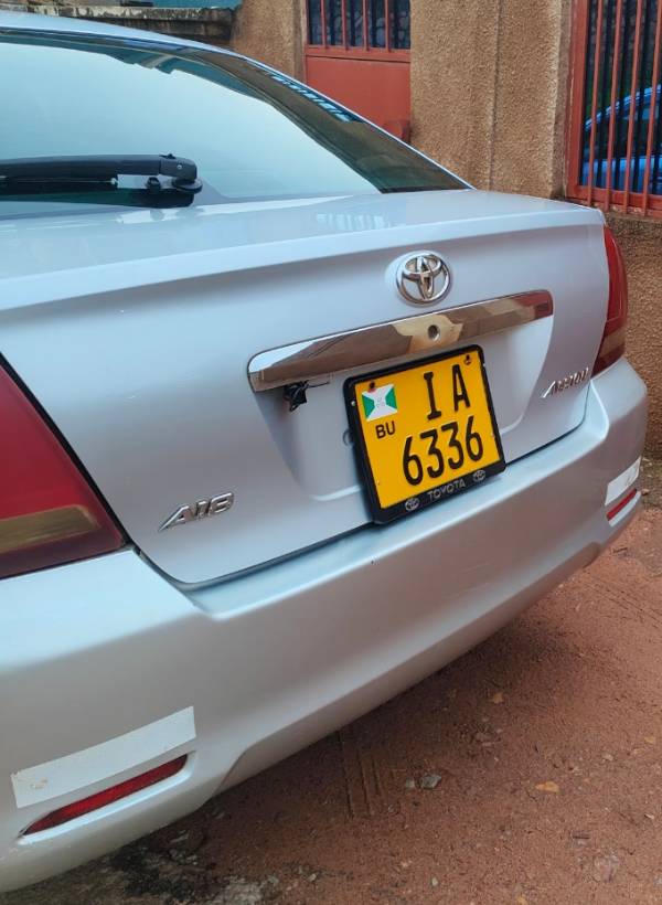 Voiture Toyota Allion