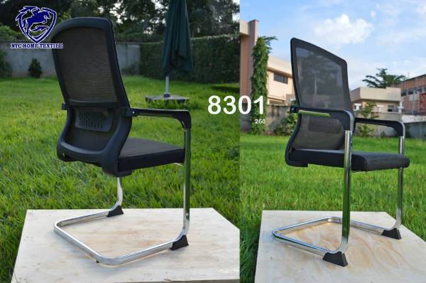 Chaise visiteur chromée