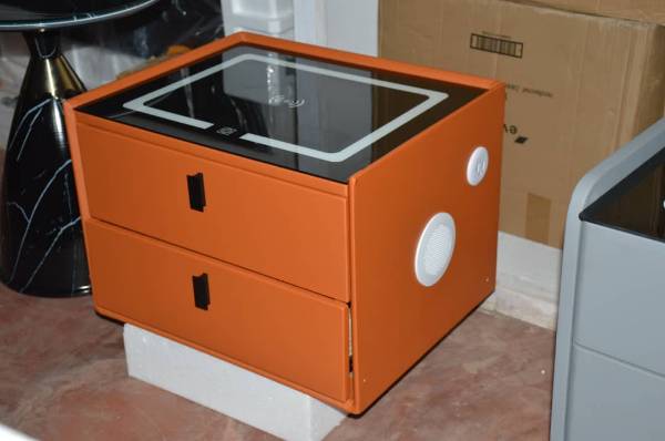Table de chevet connectée Bluetooth chargeur sans fil