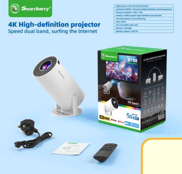Mini projecteur adabté aux smartphones