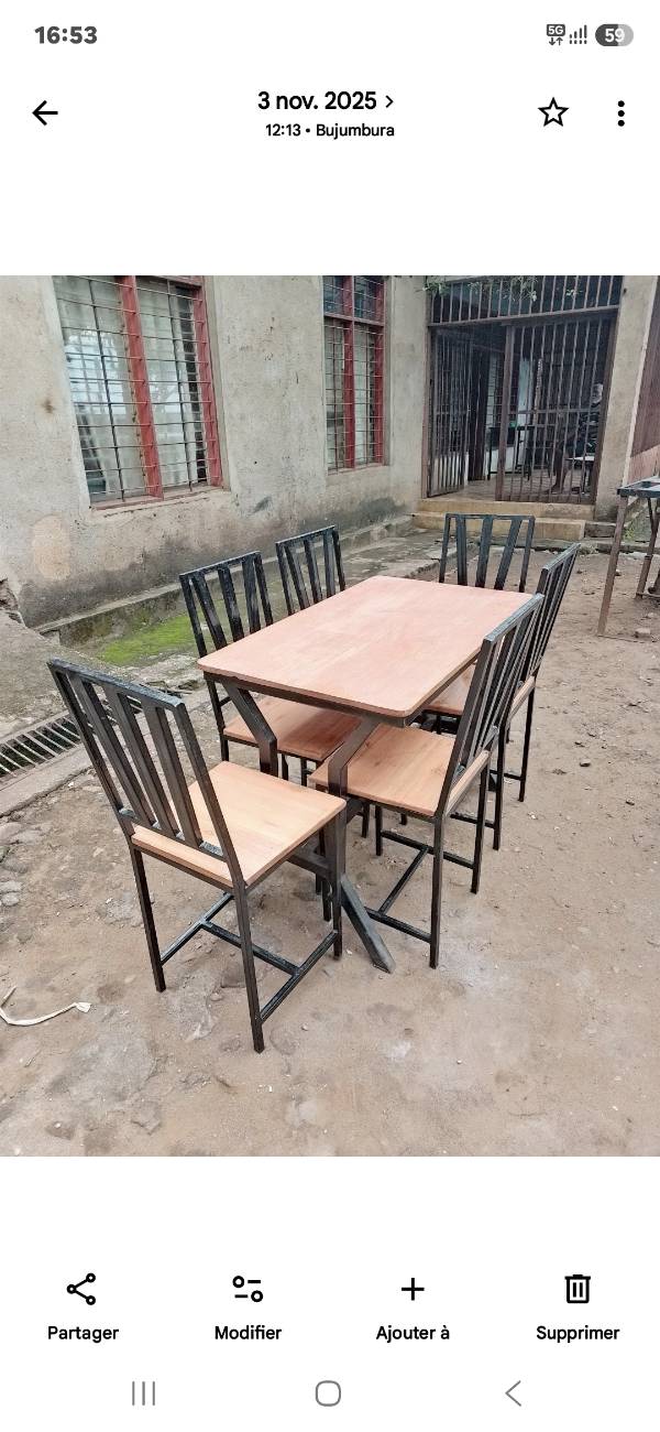 Salle à manger à vendre