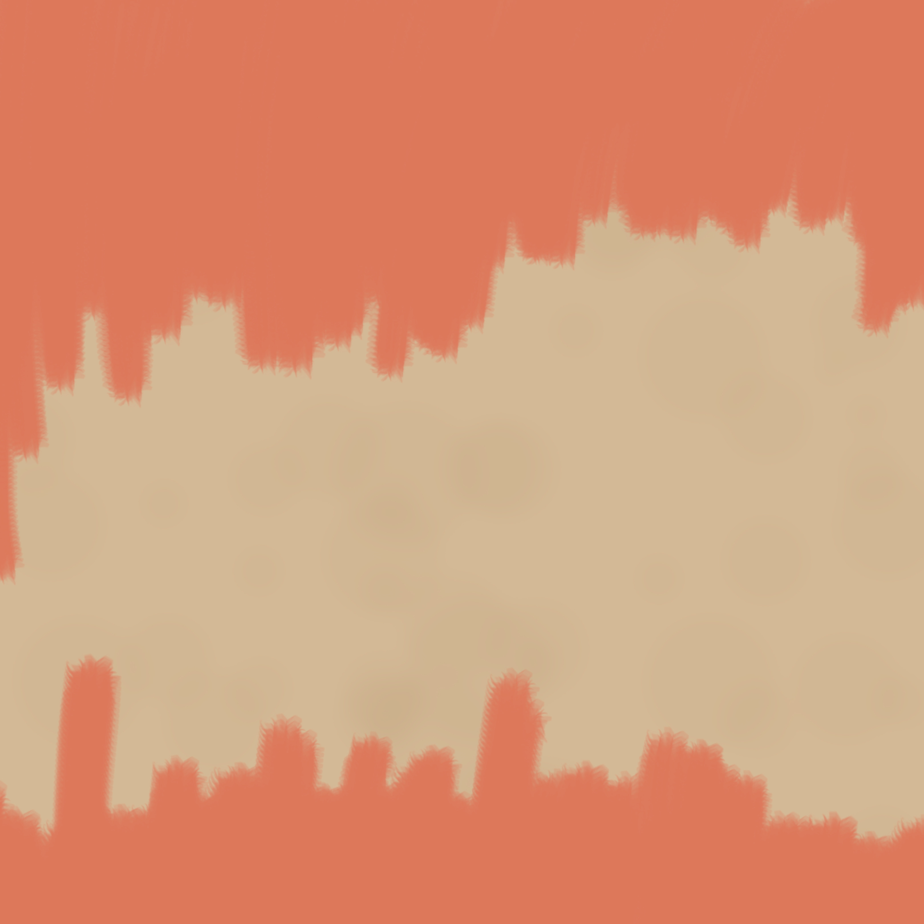 Three strokes made with brushes from the Vallam smear pack