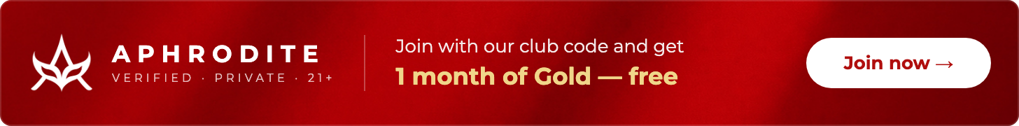 Aphrodite — join with our club code and get 1 month of Gold free