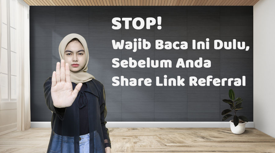 cara share link refferal bebasbayar