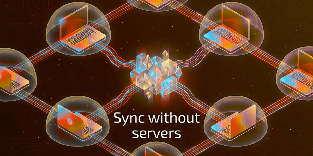 Diagrama de colaboración con CRDTs