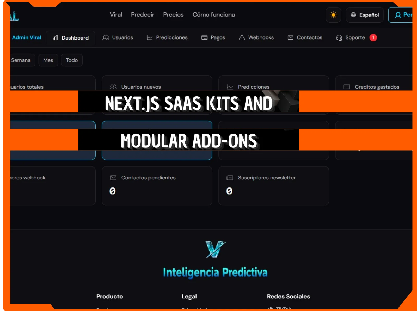 Imagen 3 del proyecto ApisKit: Starter Kit SaaS y módulos reutilizables para Next.js