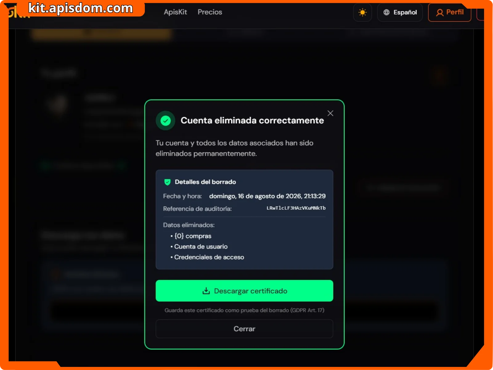 Imagen 9 del proyecto ApisKit: Starter Kit SaaS y módulos reutilizables para Next.js